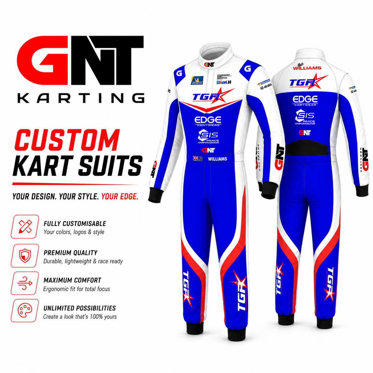 GNT Kart Suits